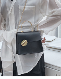 Fashion Black Handheld Shoulder Strap Messenger Bag