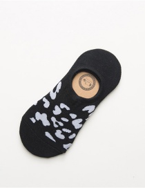 Fashion Black Leopard Socks