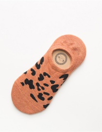 Fashion Orange Leopard Socks