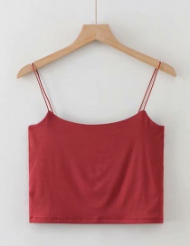Fashion Red Rubber Band Vest
