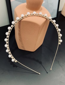 Fashion Gold Pearl-studded Headband