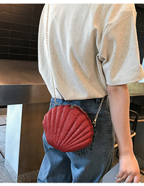 Fashion Red Sequin Shoulder Messenger Bag