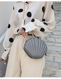 Fashion Dark Gray Sequin Shoulder Messenger Bag