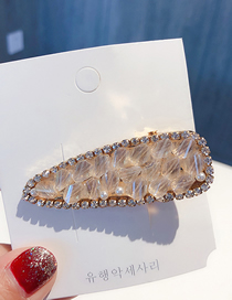 Fashion Transparent Pearl Drop Diamond Hair Clip
