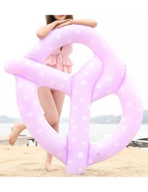 Fashion Purple Inflatable Bagel Floating Row