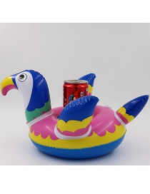 Fashion Parrot Cup Holder Inflatable Water Cup Holder