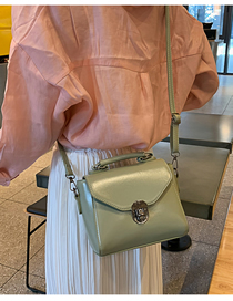Fashion Green Portable Messenger Shoulder Bag