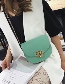 Fashion Green Magnetic Buckle Crossbody Shoulder Bag