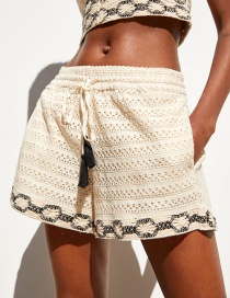 Fashion White Crochet Shorts
