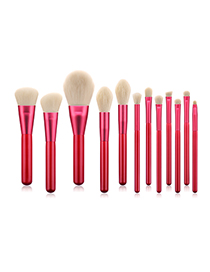 Fashion Red 12 Sticks - Makeup Brush