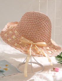 Fashion Cherry Powder Woven Straw Hat
