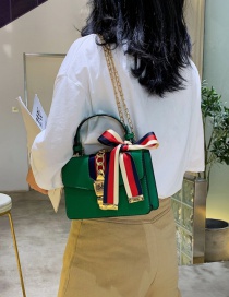 Fashion Green Chain Shoulder Messenger Bag
