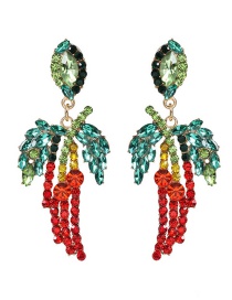 Fashion Color Diamond-studded Earrings