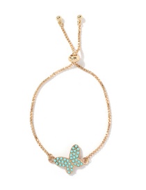Fashion Gold Alloy Butterfly Bracelet