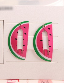 Fashion Pink Watermelon Child Hair Clip