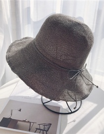 Fashion Gray Straw Hat