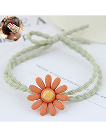 Fashion Orange Flower Small Daisy Flower Head Rope