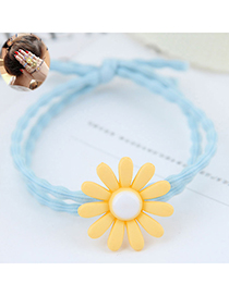 Fashion Yellow Flower Small Daisy Flower Head Rope