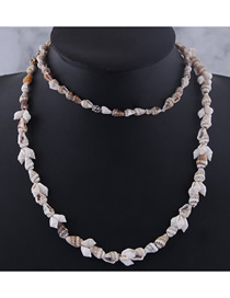 Fashion Gray Conch Shell Necklace