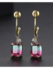 Fashion Color Painted Earrings