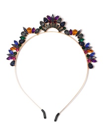 Fashion Color Alloy Diamond Headband