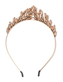 Fashion Gold Alloy Diamond Headband