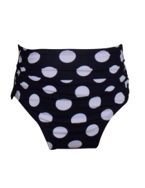 Fashion Polka-dot Pants Ruffled Children's Swimsuit
