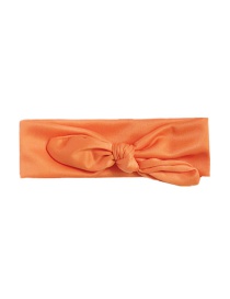 Fashion Orange Elastic Cloth Rabbit Ears Children's Hair Band