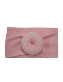 Fashion Pink Ball Nylon Stockings Baby Wide Hair Band