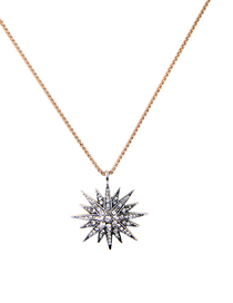 Fashion Star Silver Star Pendant Necklace