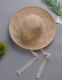 Fashion Beige Lace Hat And Straw Hat