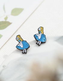 Fashion Cinderella Cartoon Star Earrings