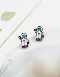 Fashion Astronaut Cartoon Star Earrings