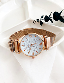 Fashion Gold Alloy Electronic Watch
