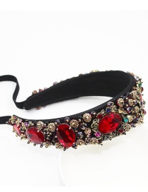 Fashion Red Pearl-studded Headband