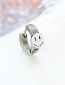 Fashion Smiley Face Stainless Steel Earring