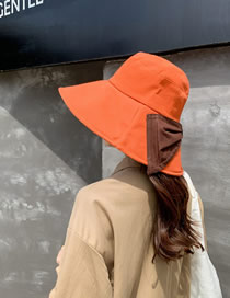 Fashion Orange Double-sided Sun Hat