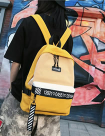 Fashion Yellow Waterproof Bag