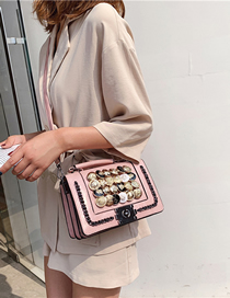 Fashion Pink Diamond Shoulder Bag Shoulder Bag