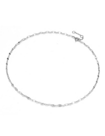 Fashion Steel Color Stainless Steel Necklace
