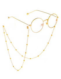 Gold Beaded Glasses Chain