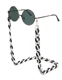 Black And White Acrylic Glasses Chain