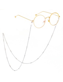 Fashion Silver Stainless Steel Chain Color Protection Anti-skid Glasses Chain