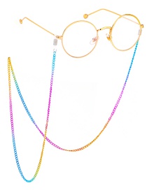 Fashion Color Metal Non-fading Glasses Chain