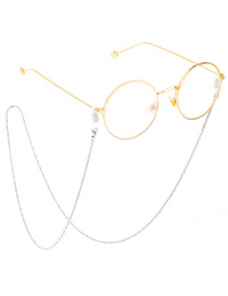 Fashion Silver Stainless Steel Japanese Word Chain Hanging Neck Color Anti-skid Glasses Chain