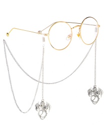 Fashion Silver Non-slip Metal Flying Dragon Glasses Chain