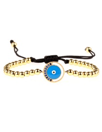 Fashion Blue Flash Drill Eye Inlaid Zircon Ball Bracelet