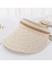 Fashion White Hoop Lace Top Hat