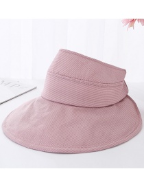 Fashion Pink Striped Foldable Top Hat