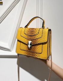 Fashion Yellow Square Shape Bags